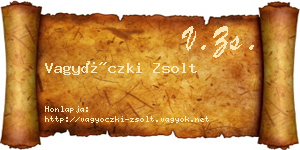 Vagyóczki Zsolt névjegykártya