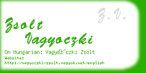 zsolt vagyoczki business card